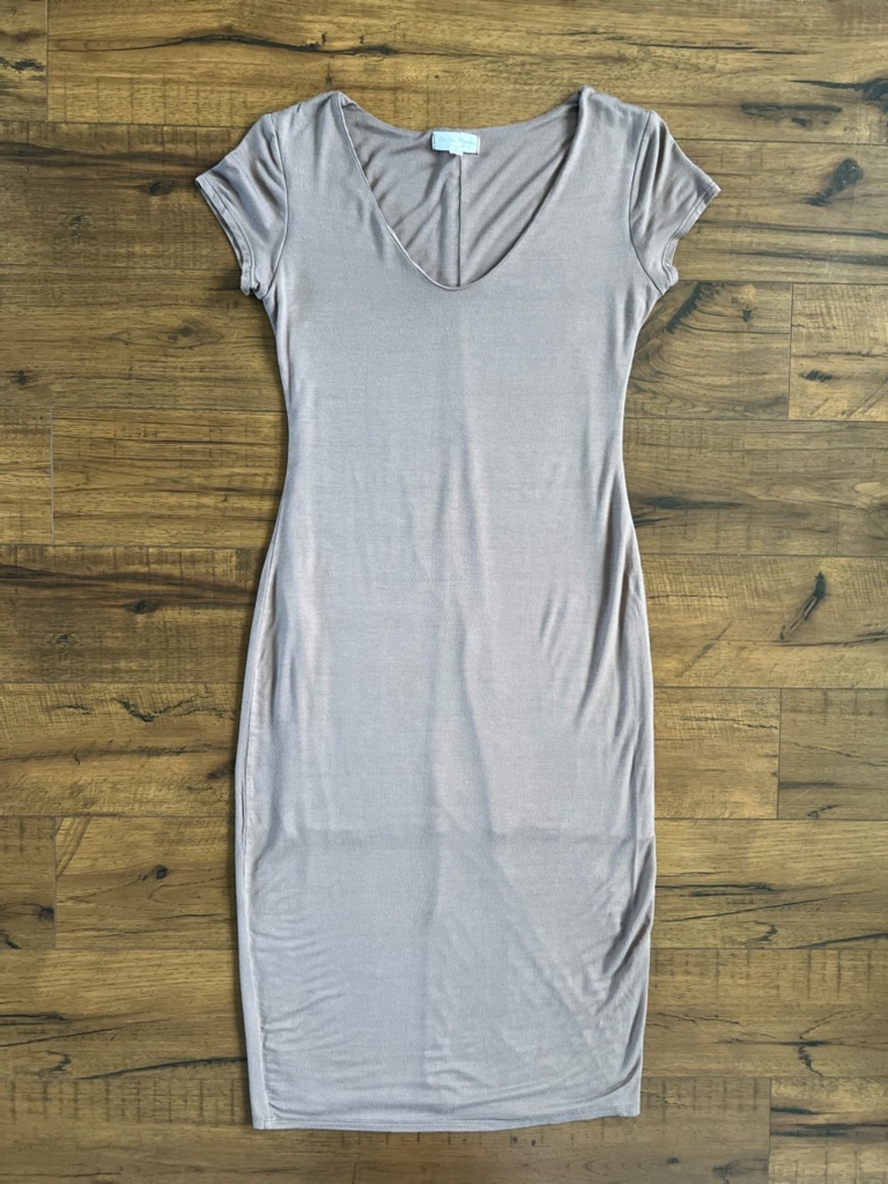 See You Monday Short-Sleeve Scoop Neck Dress